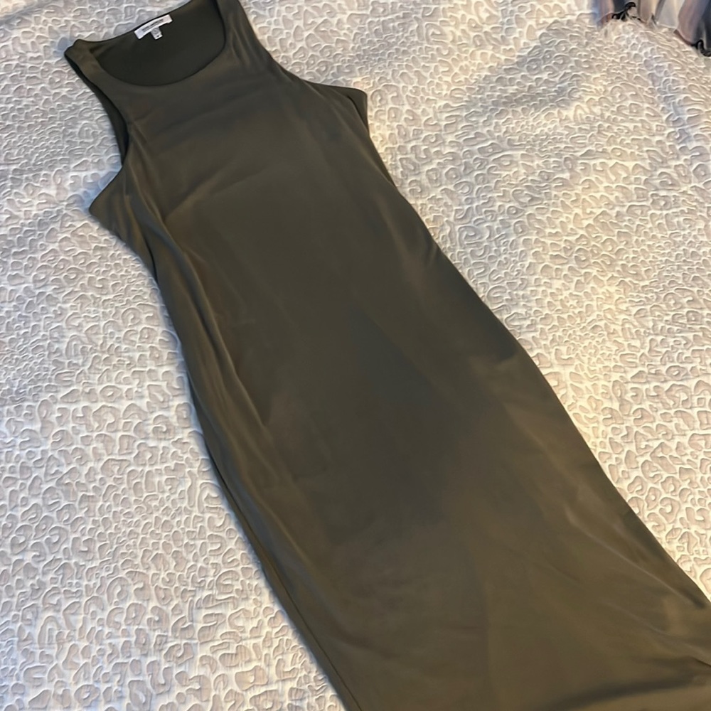 Olive maxi dress